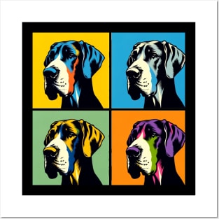 Great Dane Pop Art - Dog Lover Gifts Posters and Art